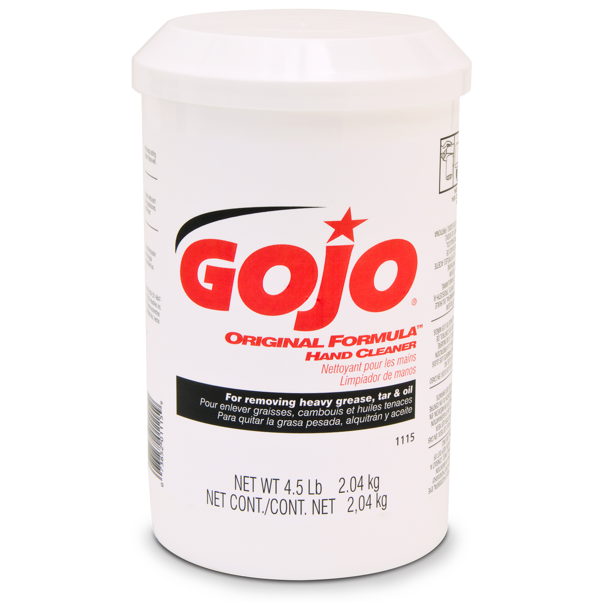 GOJO® ORIGINAL FORMULA™ Hand Cleaner 4.5 lb Canister for GOJO® Crème-Style